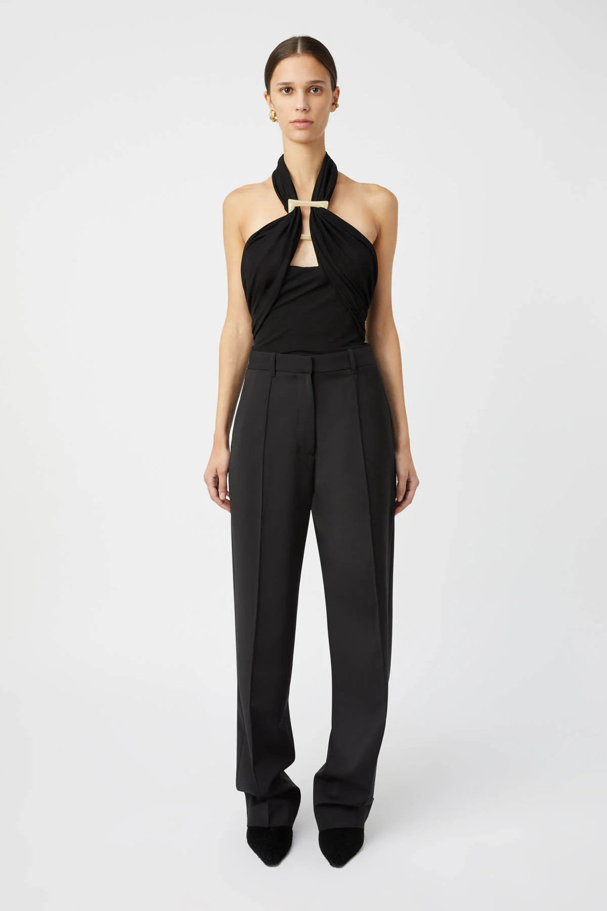 Allegra Halter Top in Black - CAMILLA AND MARC® C&M | CAMILLA AND MARC (ANZ)