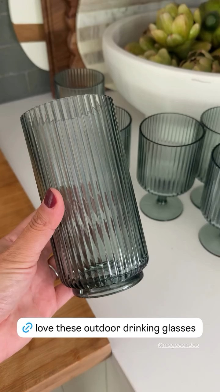 Love these outdoor glasses so much that I bought two sets in the goblet style! We’ve been using them nonstop and they’re so beautiful and well-made. Truly affordable too. Will be  using them all summer long when entertaining outdoors!!

#LTKHome #LTKSeasonal #LTKvlog
