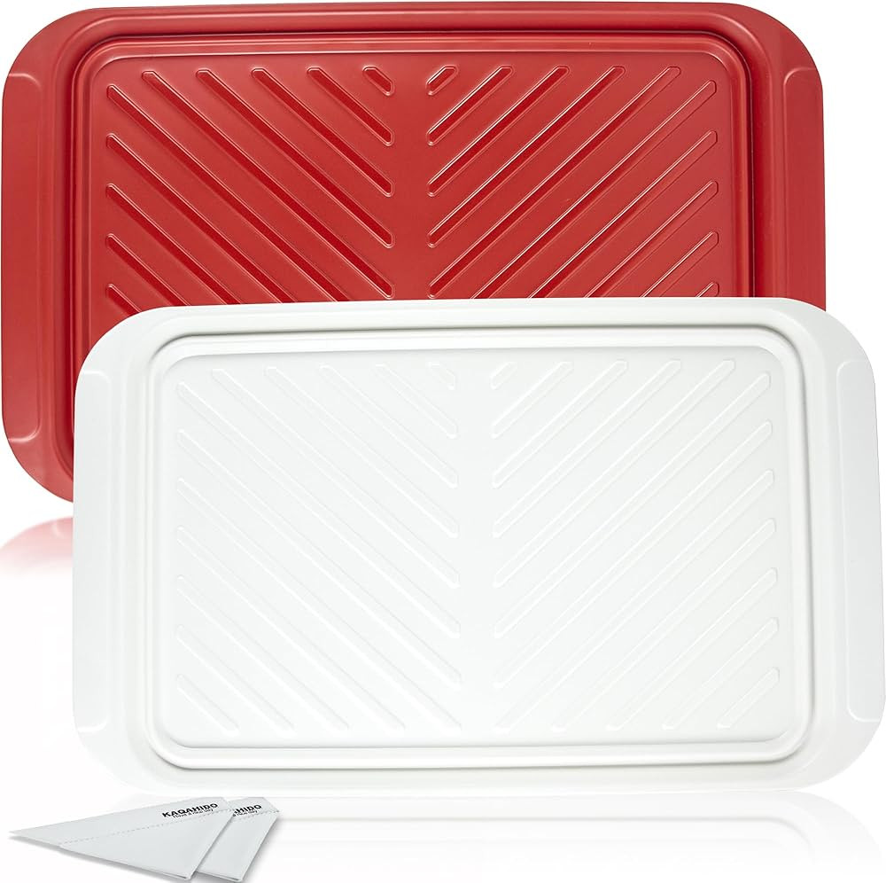 Grilling Prep and Serve Trays, BBQ Tray for Raw Meat Prep and Finished Cooked Food, Melamine Serv... | Amazon (US)