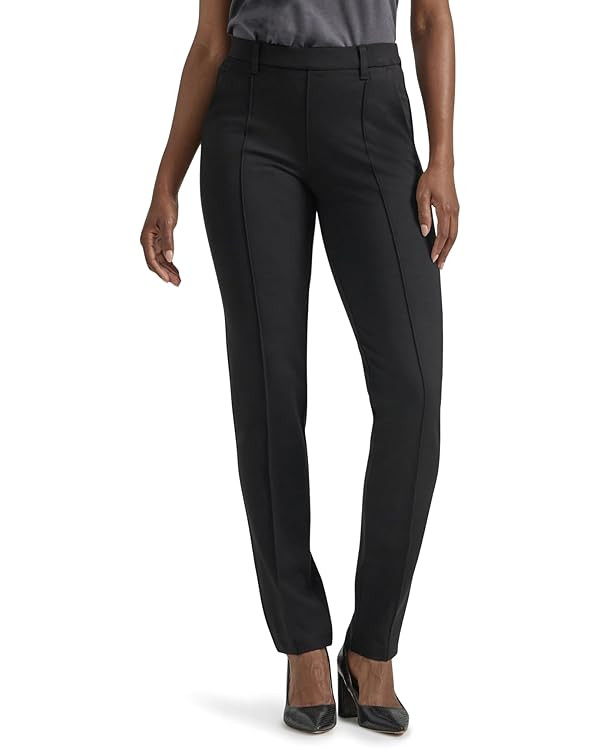 Lee Women's Ultra Lux Comfort Any Wear Straight Leg Pant | Amazon (US)