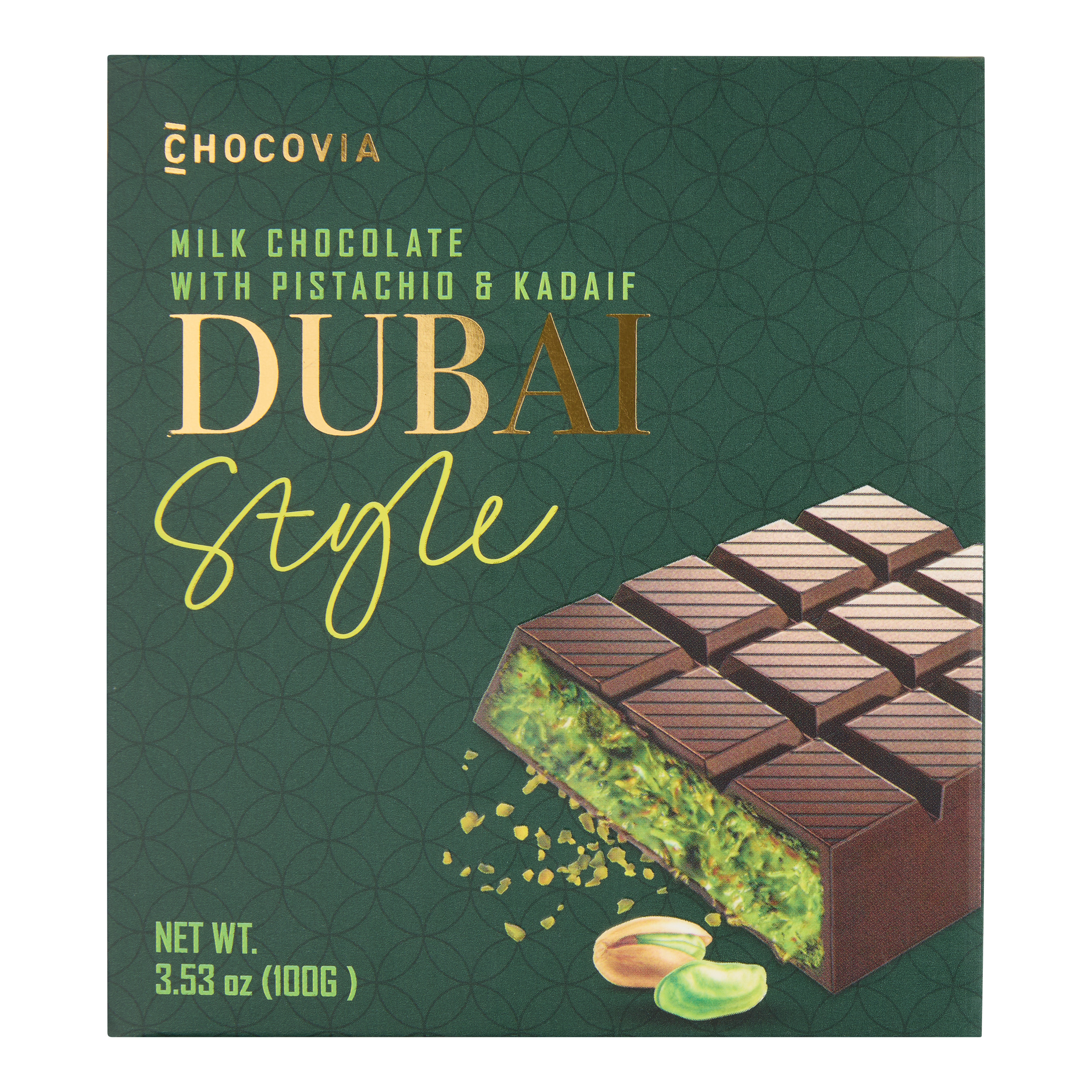 Chocovia Dubai Style Pistachio Kadayif Chocolate Bar | World Market