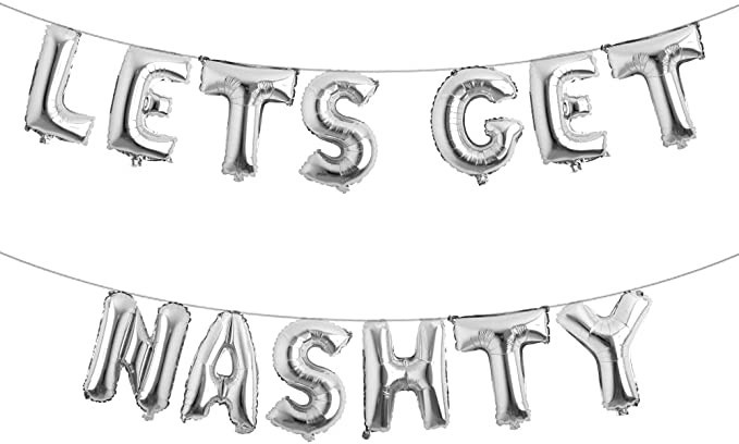 Multicolor Lets Get Nashty Balloons Nashville Bachelorette Party Decor Nash Bash Bachelorette Par... | Amazon (US)