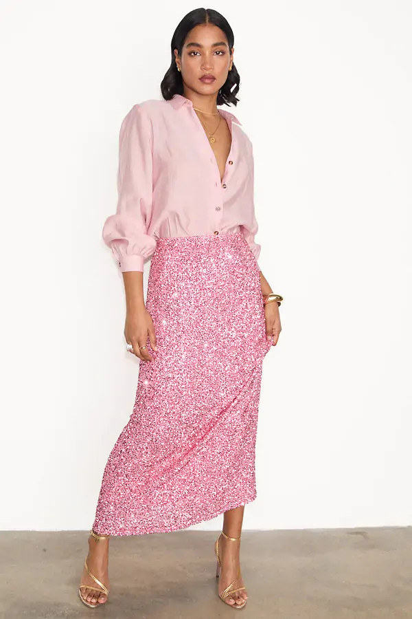 Pink Miley Shirt | Never Fully Dressed (UK & IE)