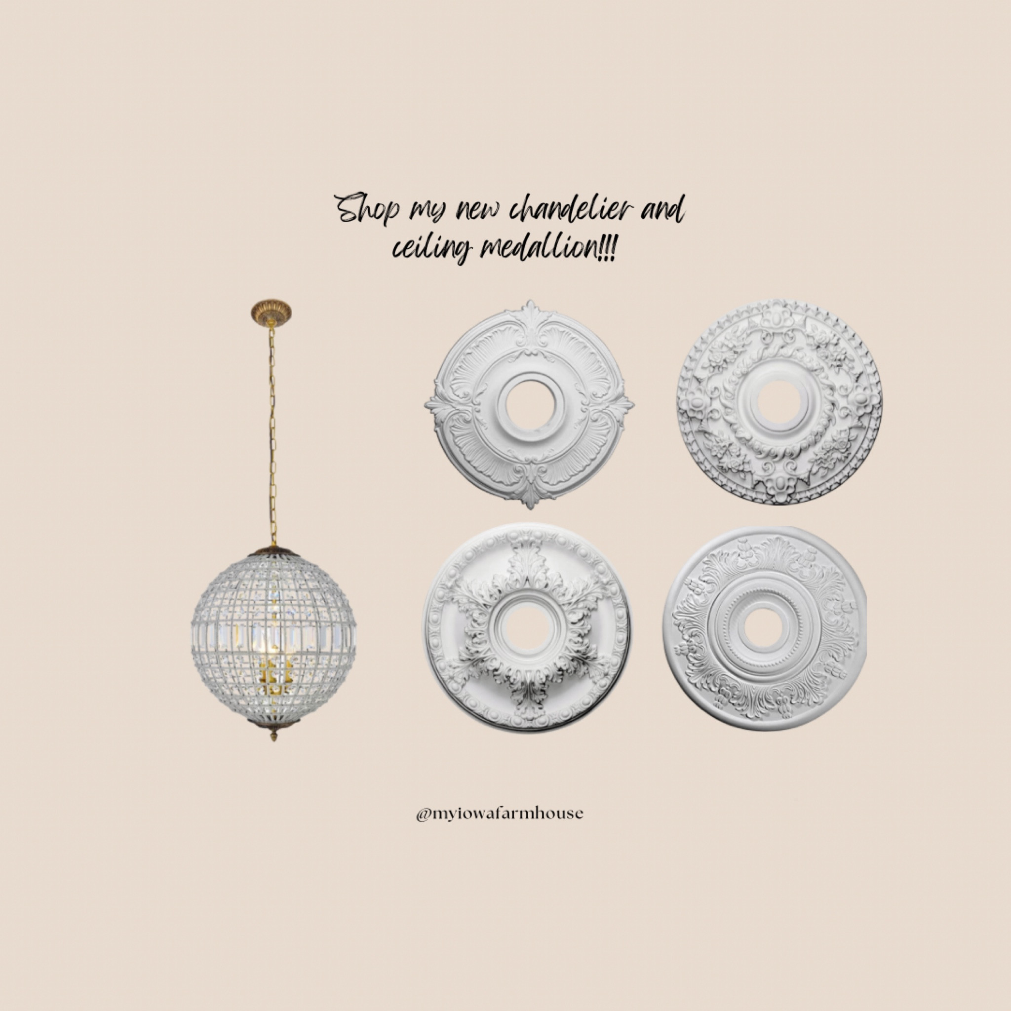 This beautiful chandelier is half off right now and only $500! Also, shop these affordable ceiling medallions from Amazon!

#LTKhome #LTKsalealert #LTKstyletip