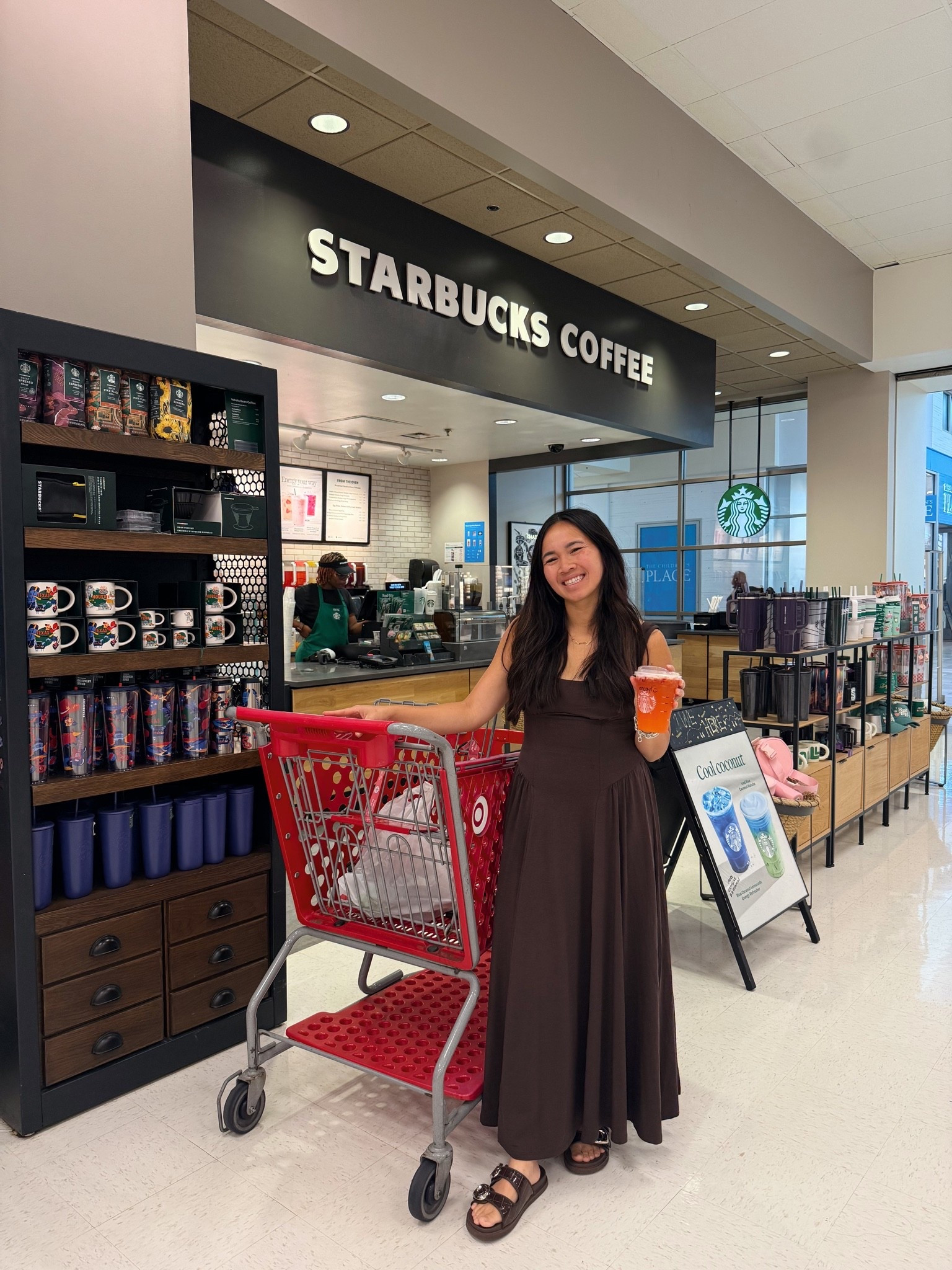 #ad Consider this your sign to grab your mom bestie and make your back-to-school Target run a little more fun. 🥭🍓 We grabbed the Mango Blended Mango Strawberry Lemonade Energy Refresher and Mango Strawberry Lemonade Refresher from Starbucks inside Target and shopped our way through our back-to-school lists. Errands are just better with your best friend. 😂 @target @starbucks #TargetPartner #StarbucksCreator @shop.ltk #liketkit