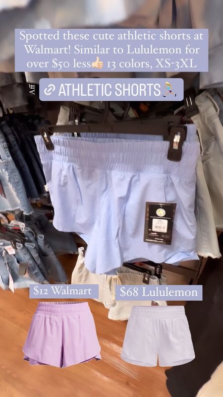 Grab these cute athletic shorts for only $12 at Walmart! They look really similar to lululemon shorts, so I linked both for you to compare! 
...........
Lululmeon dupe hotty hot shorts dupe lululemon shorts dupe best athletic shorts best running shorts shorts under $15 shorts under $20 casual shorts fitness outfit workout look workout outfit workout shorts walmart finds walmart new arrivals walmart finds, shorts under $10 walmart shorts plus size shorts athletic works shorts avia shorts plus size workout look bright shorts purple shoots summer trends spring trends summer look summer outfit swim cover swimsuit coverup 

#LTKfitness #LTKfamily #LTKplussize
