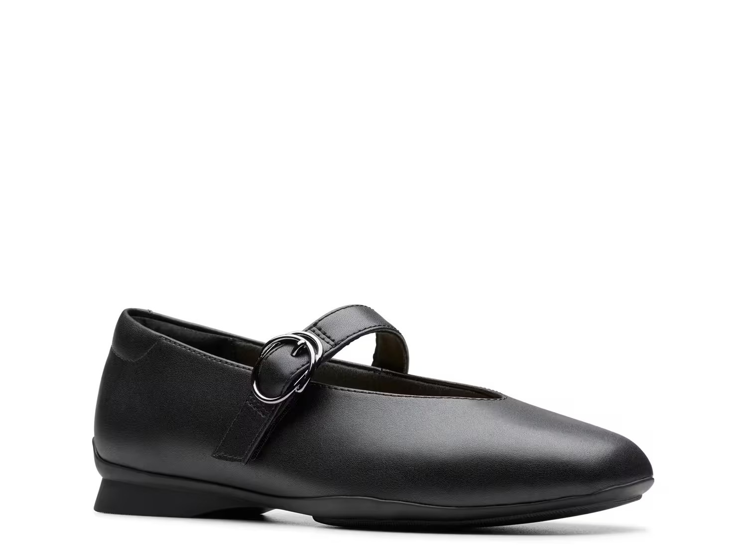 Clarks Wide Width Jazmynn Iris Mary Jane | Women's | Black Leather | Size 11 | Flats | Mary Jane | DSW