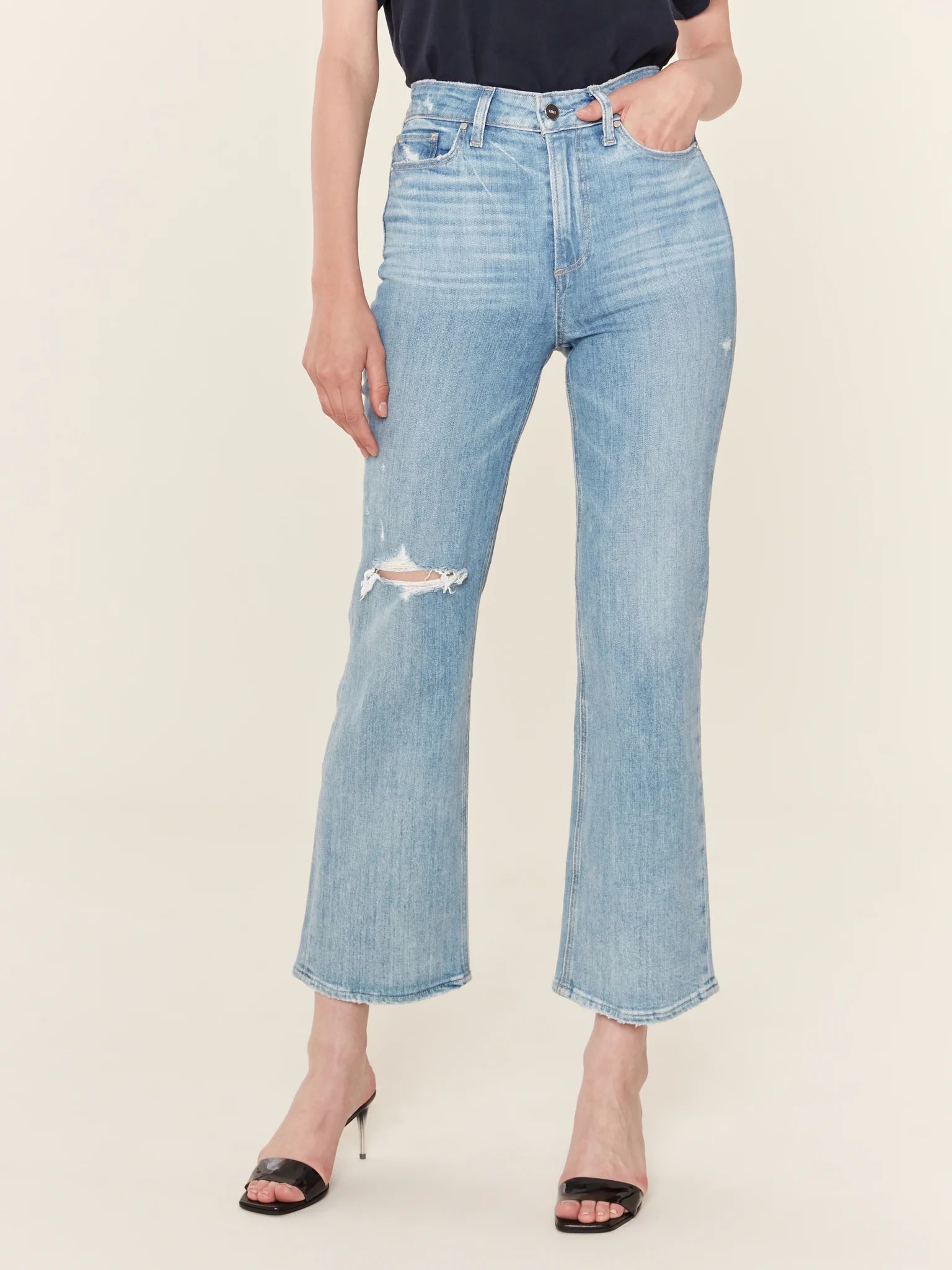 Atley High Rise Ankle Flare Jeans | Verishop