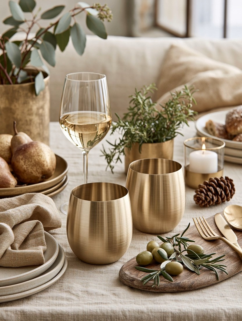 Stop saving the beautiful glasses for special occasions.

One of the simplest ways to elevate your home is to start using beautiful pieces every day. These brushed gold glasses instantly transform an ordinary lunch, an evening tea, sparkling water, or your favorite cocktail into a moment that feels a little more intentional.

Luxury isn't about waiting for guests to arrive. It's about creating small rituals you'll enjoy every single day. Modern homes are moving away from "special occasion" cabinets and embracing beautiful, functional pieces that become part of everyday living.

Browse our curated collection of brushed gold drinkware and bring a little more elegance to your daily routine.

Because the most beautiful homes celebrate the everyday, not just the extraordinary.

#EverydayLuxury #HomeEntertaining #TableDecor #ElegantAndDriven 

 #LTKHome