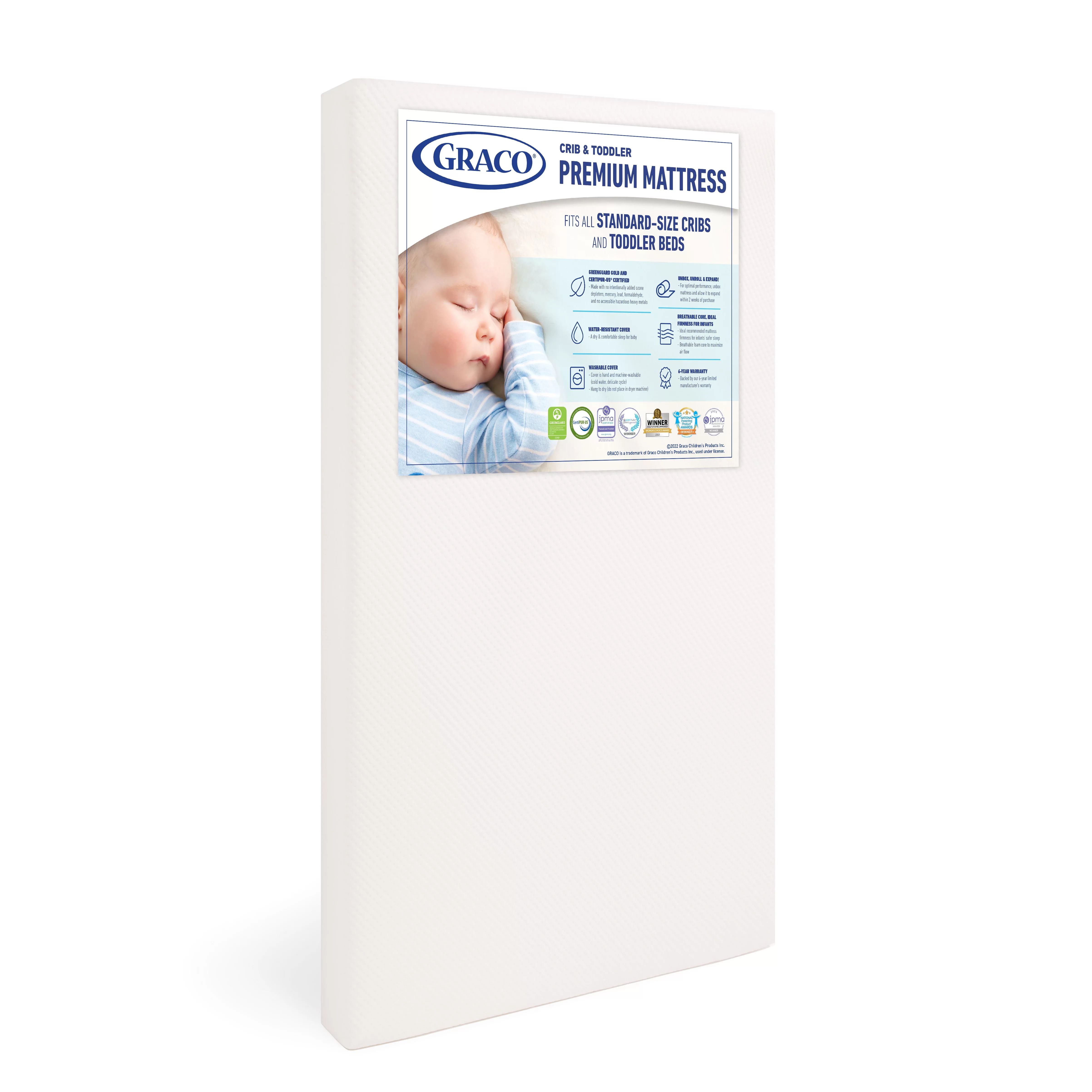 Graco Premium Foam Crib & Toddler Mattress in a Box | Walmart (US)