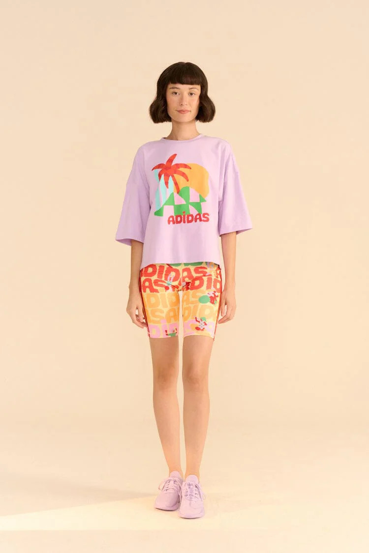 Adidas Farm Gfx Tee Purple | FarmRio (US)