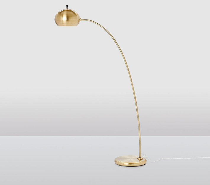 west elm x pbk Petite Arc Metal Floor Lamp | Pottery Barn Kids