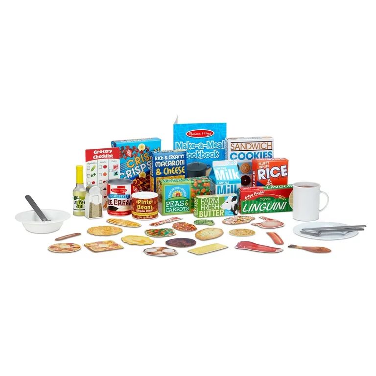 Melissa & Doug Deluxe Kitchen Collection Cooking & Play Food Set – 58 Pieces - Walmart.com | Walmart (US)