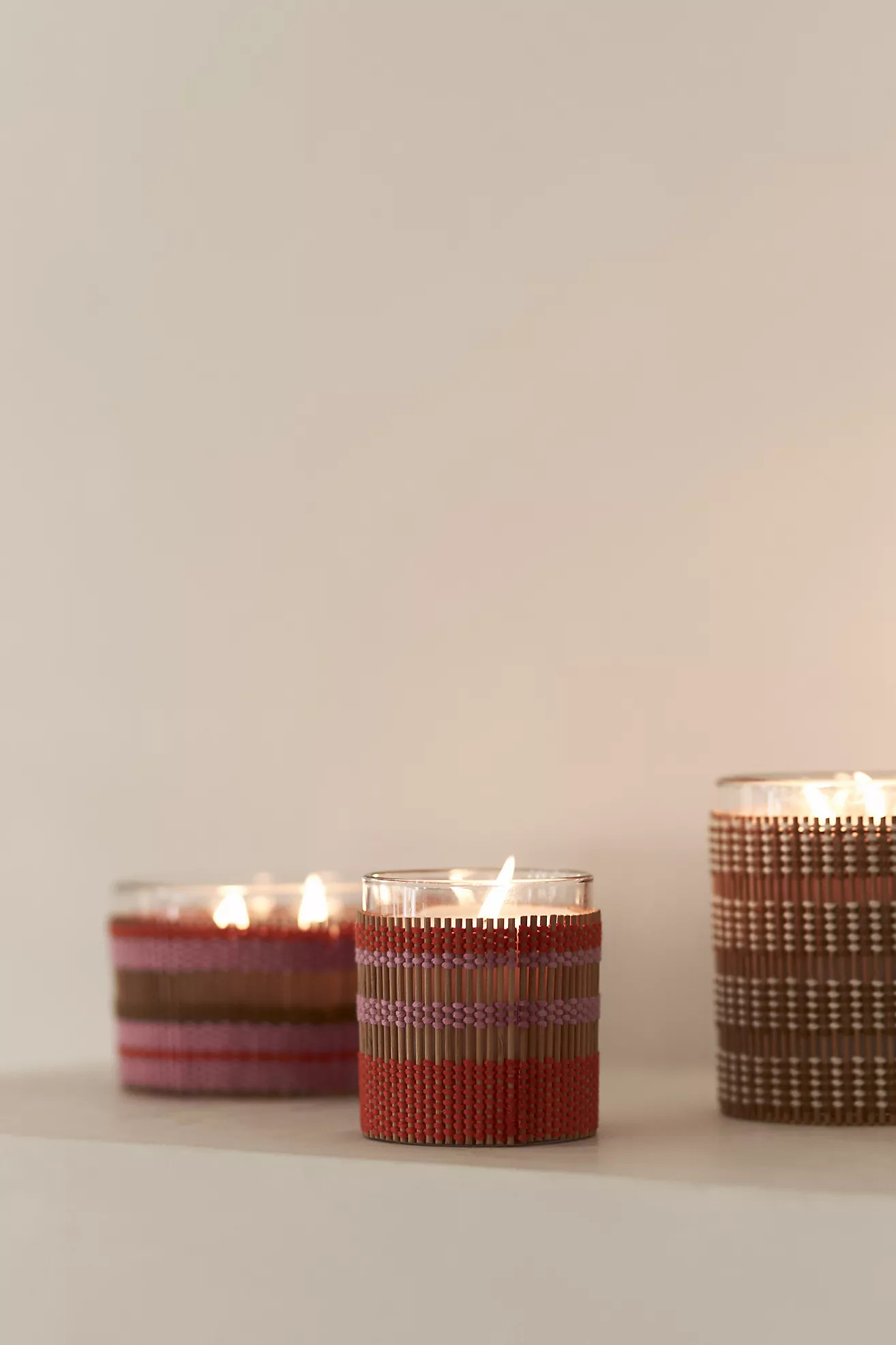 Woven Tessa Candle | Anthropologie (US)