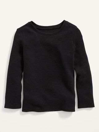 Unisex Long-Sleeve Solid Thermal T-Shirt for Toddler | Old Navy (US)
