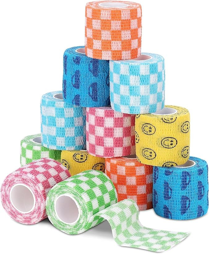 Vet Wrap Self Adhering Bandage Wrap Cohesive Bandage Multi-Function Wrap Tape for Dogs Cats Horse... | Amazon (US)