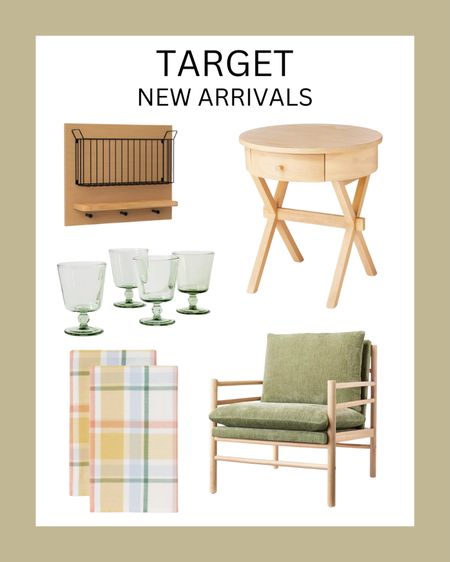 Wall organizer, side table, accent chair, glassware, spring hand towels 

#LTKhome #LTKSeasonal #LTKstyletip