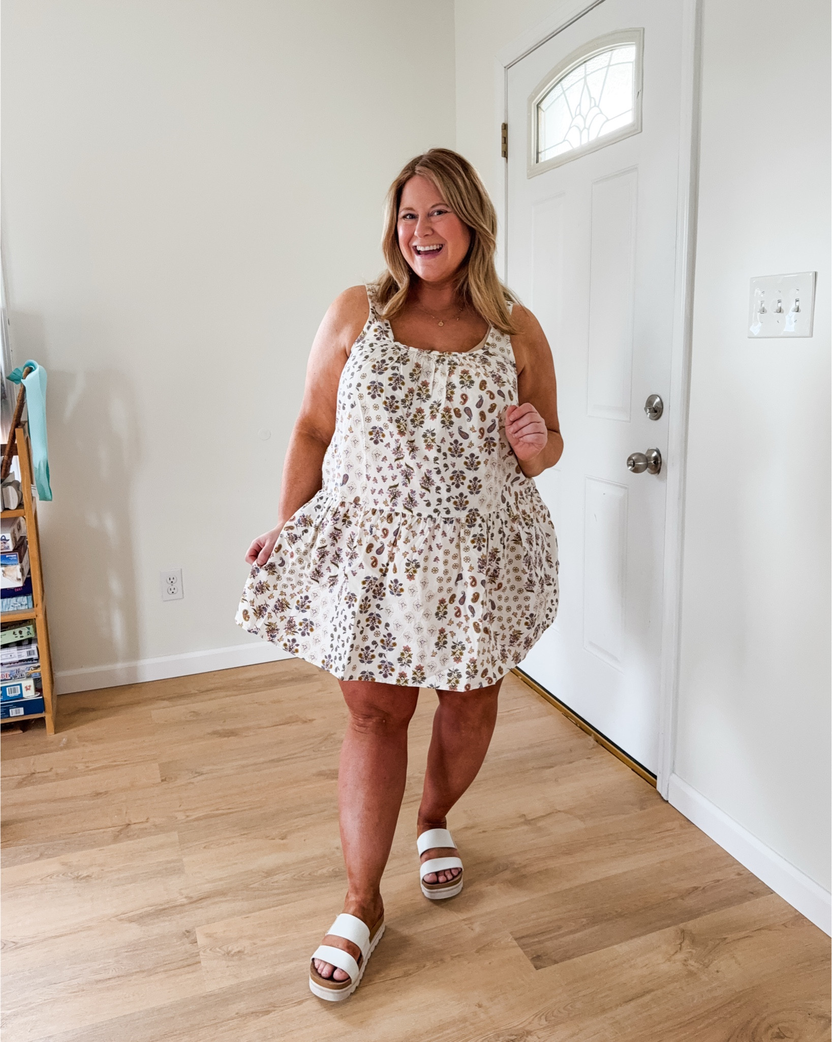 Mini old navy try on! Here’s my sizing info!

Paizley dress - large petite (didn’t keep - didn’t like where it hit my bump)
Sleek tech barrel pants - XL petite - I’ve wanted these forever and they’ve always been sold out.  Love them!
Snug fit tee - XL
Linen shorts - XL (maternity version)
Gauze dress - large petite
Yellow hoodie - XL
Yellow skirt - XXL (didn’t keep the set because I didn’t like how tight it was over my bump)
Swimsuit - xxl in top (probably should have done an XL) and an XL in the bottoms 

#LTKMidsize #LTKSwim #LTKBump