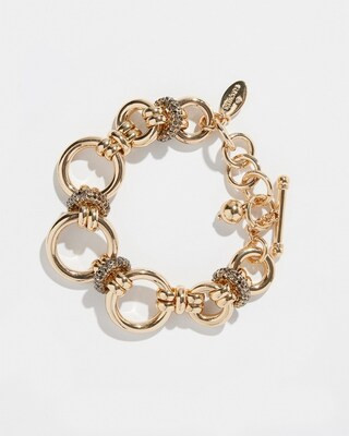 Gold Tone Links Bracelet | Chico's