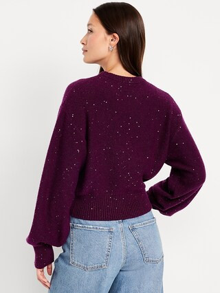SoSoft Crew-Neck Sequin Sweater | Old Navy (US)