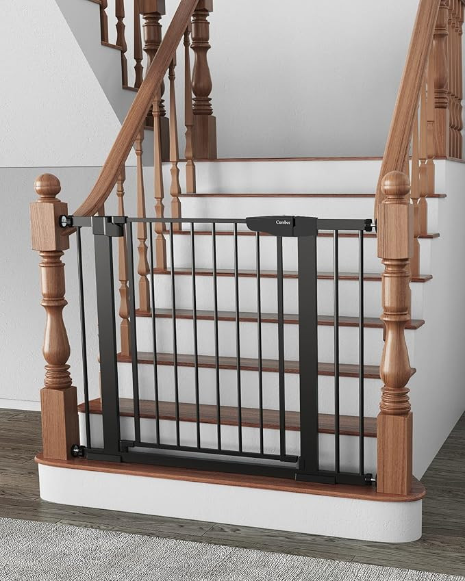 Cumbor 29.7-40.6" Baby Gate for Stairs, Baby Essential Safety Gate, Mom's Choice Awards Winner-Do... | Amazon (US)