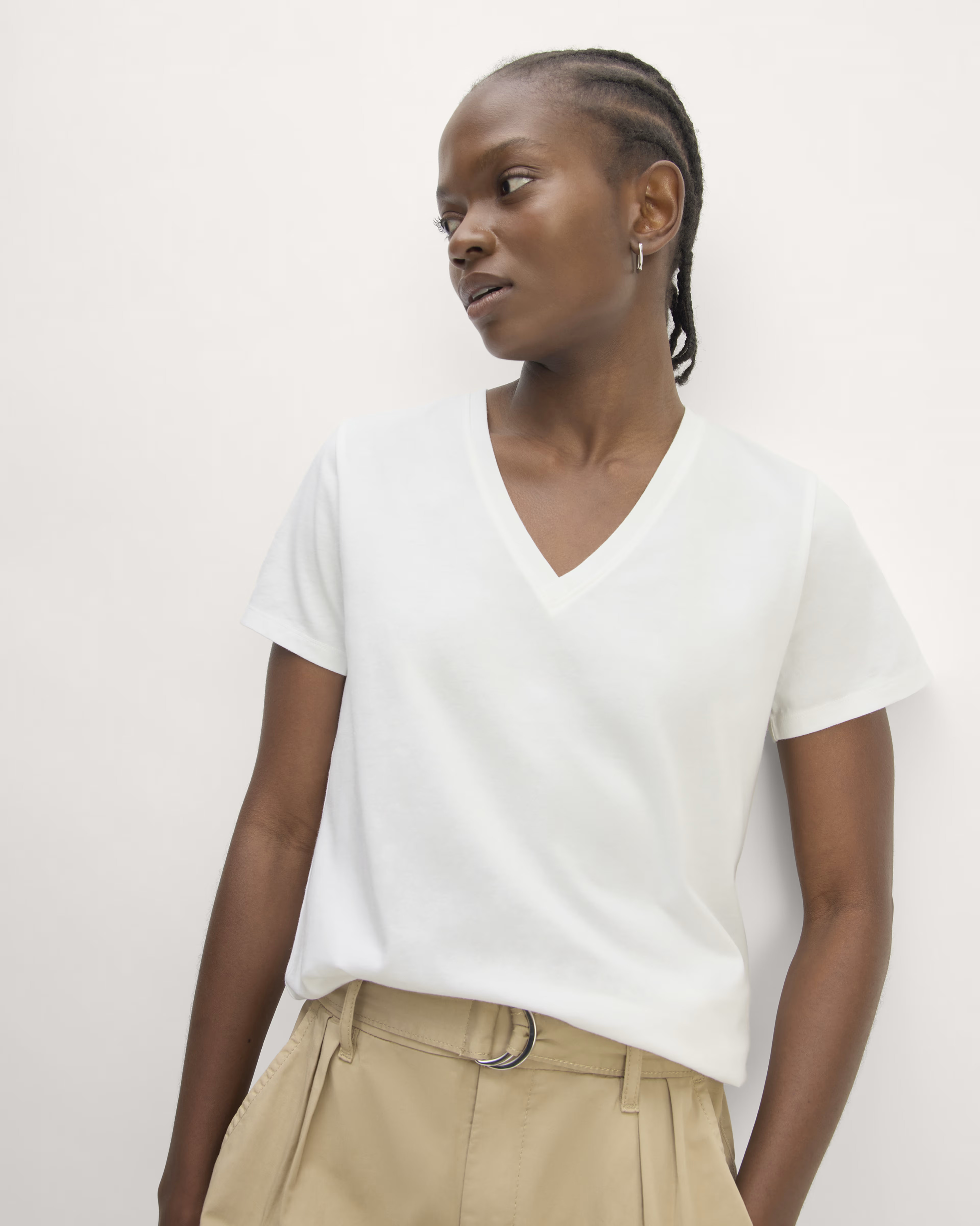The Organic Cotton Slim V-Neck Tee | Everlane