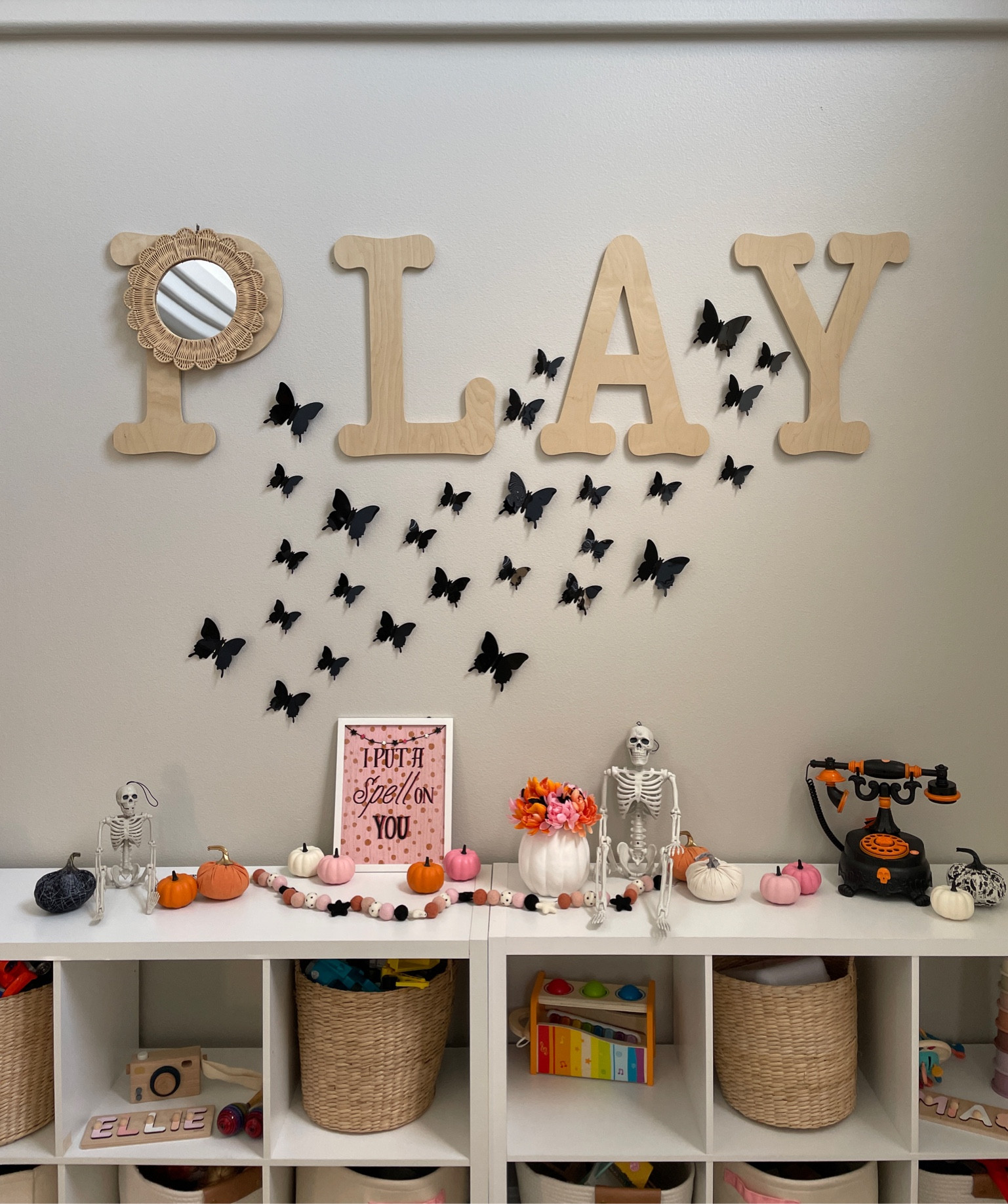 Halloween playroom decor 
Black butterfly wall 
Kids Halloween decor ideas 
Target finds 
Amazon finds 


#LTKkids #LTKHalloween #LTKhome