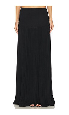LIONESS Field Of Dreams Maxi Skirt in Onyx from Revolve.com | Revolve Clothing (Global)