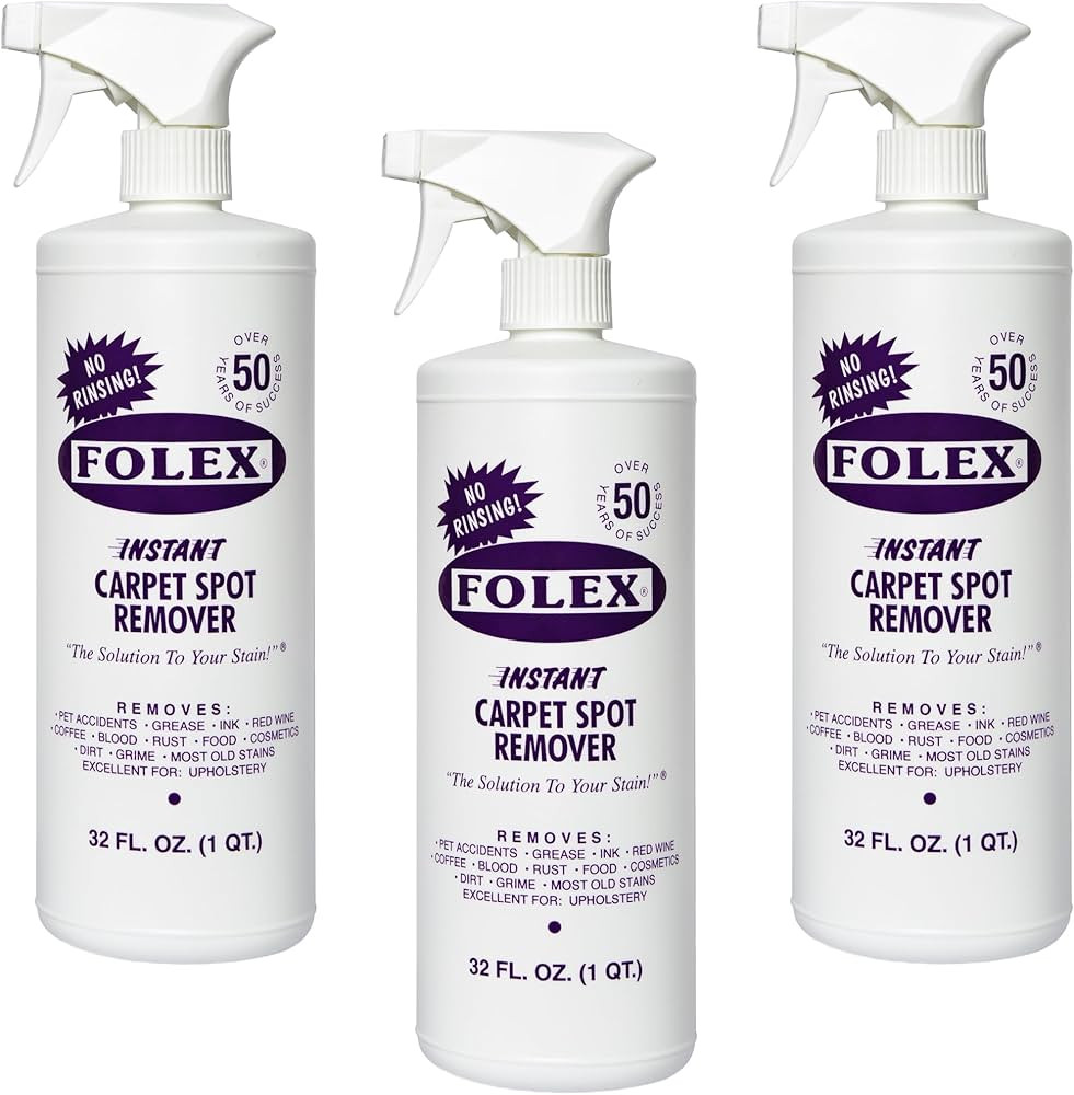 Folex Instant Carpet Spot Remover, 32oz Pack of 3 | Amazon (US)