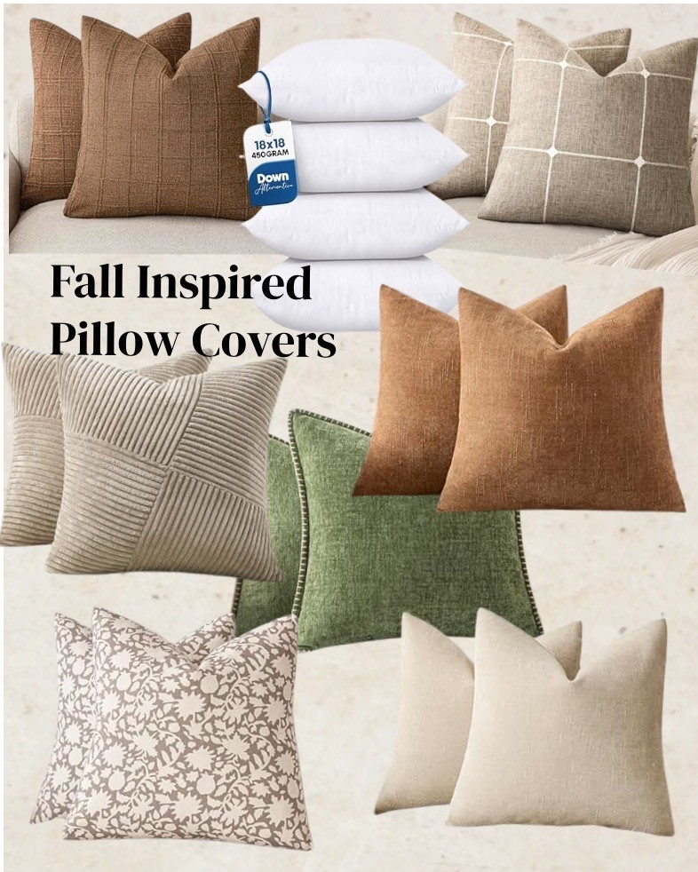 Pillow covers make it so easy to go from summer vibes to fall coziness.

#LTKHome #LTKFindsUnder50 #LTKSeasonal