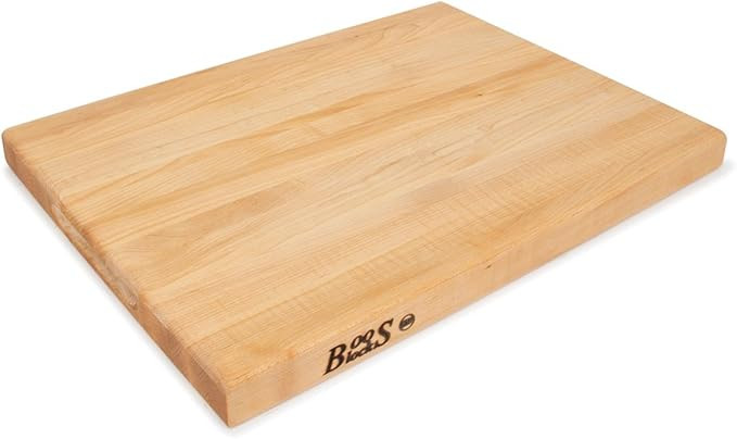 John Boos R03 Maple Wood Edge Grain Reversible Cutting Board, 20 Inches x 15 Inches x 1.5 Inches | Amazon (US)