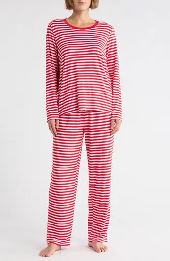 Pillow Talk Mom Matching Family Stripe Long Sleeve Pajamas | Nordstromrack | Nordstrom Rack