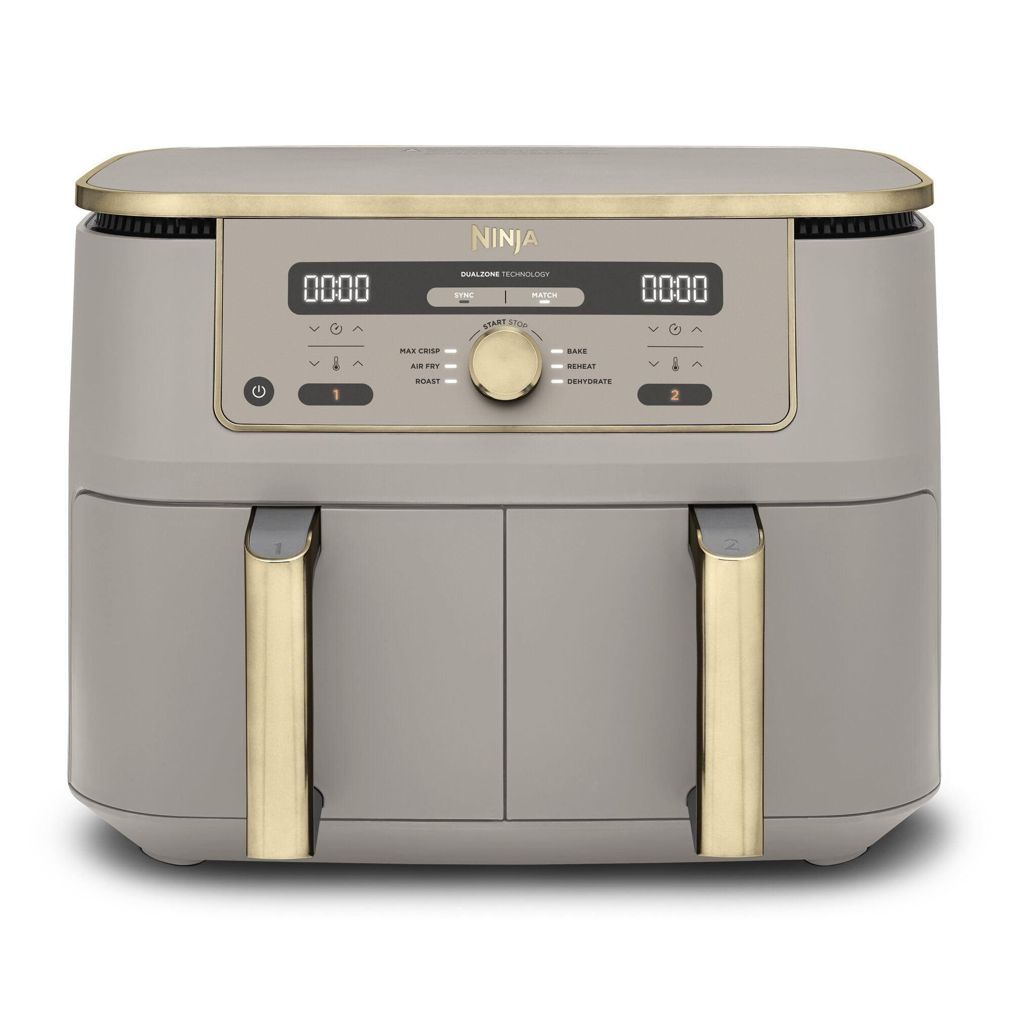 Ninja MAX Dual Zone Digital Air Fryer, 2 Drawers, 9.5L, 6-in-1, Uses No Oil, Air Fry, Max Crisp, ... | Amazon (UK)