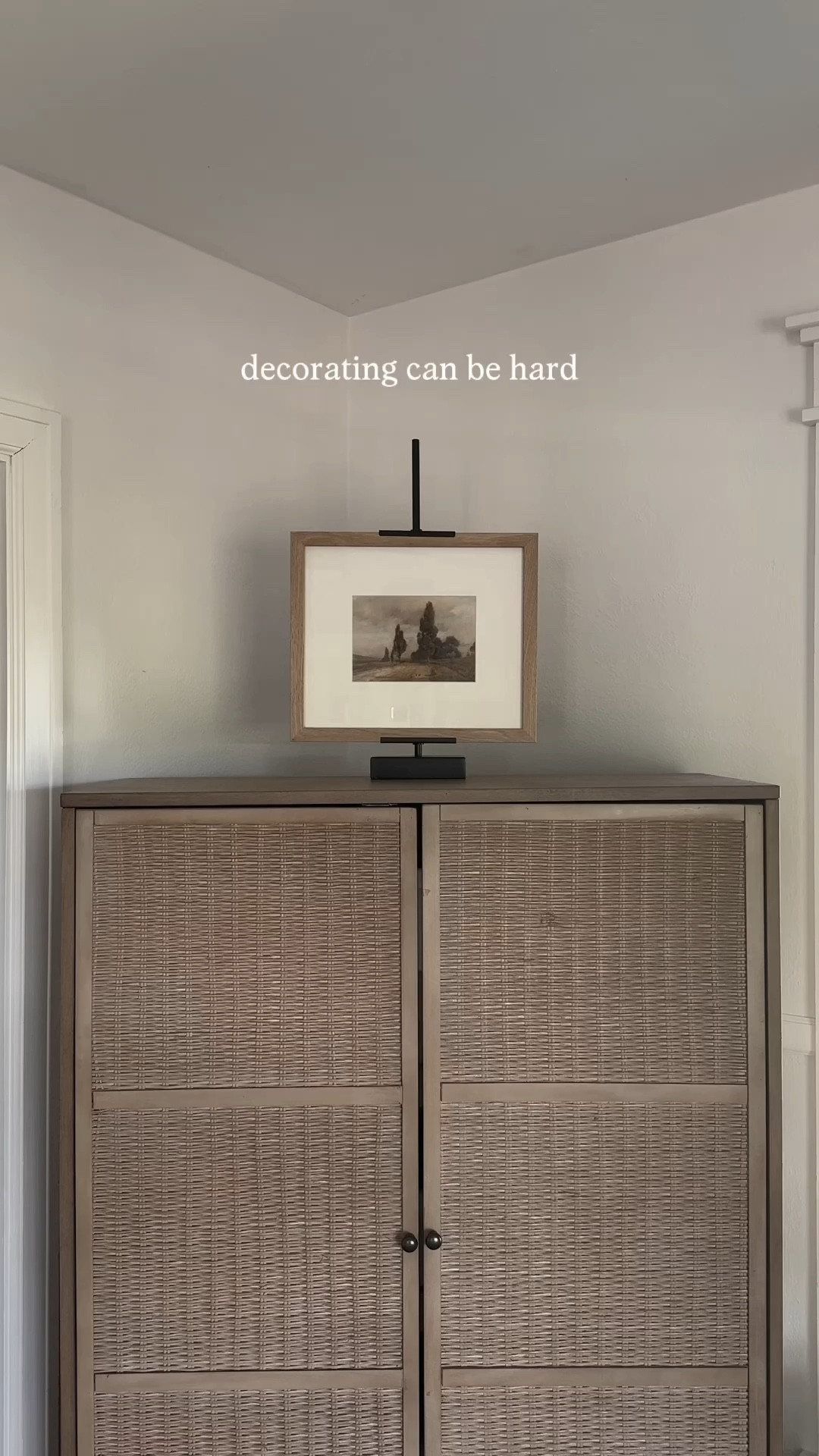 Decorating can be hard… am I right? 😞 Tell me if this sounds familiar:

You keep adding more & more stuff because it doesn’t feel right, but then you end up with a bunch of clutter you now have to dust around. 🙄

What you REALLY should be focusing on is editing everything back, choosing only your favorite pieces to display, and finding the right scale to fit your space. 

I liked the look of this black pitcher on top of a storage cabinet in my office, but the size is definitely too small to stand on its own. I found a stunning vase on Amazon and couldn’t believe the price. It’s exactly what I was looking for and fills the space perfectly. 

It’s true what they say… sometimes less is more and size is everything 🤭


#LTKVideo #LTKFindsUnder50 #LTKHome
