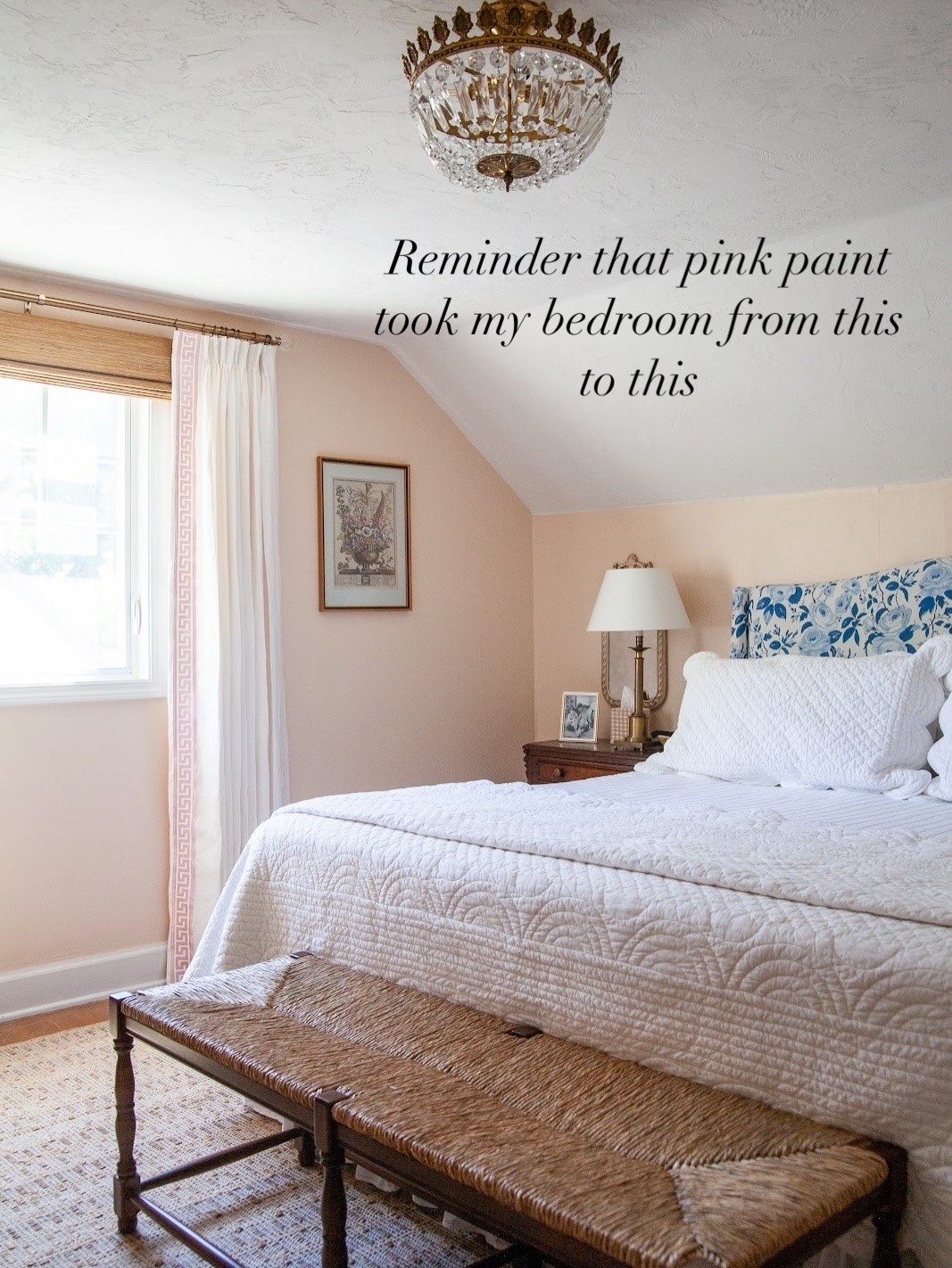 Posted on IG today about this transformation! I’m so happy with this pink and other classic touches I added to this room.

#LTKHome