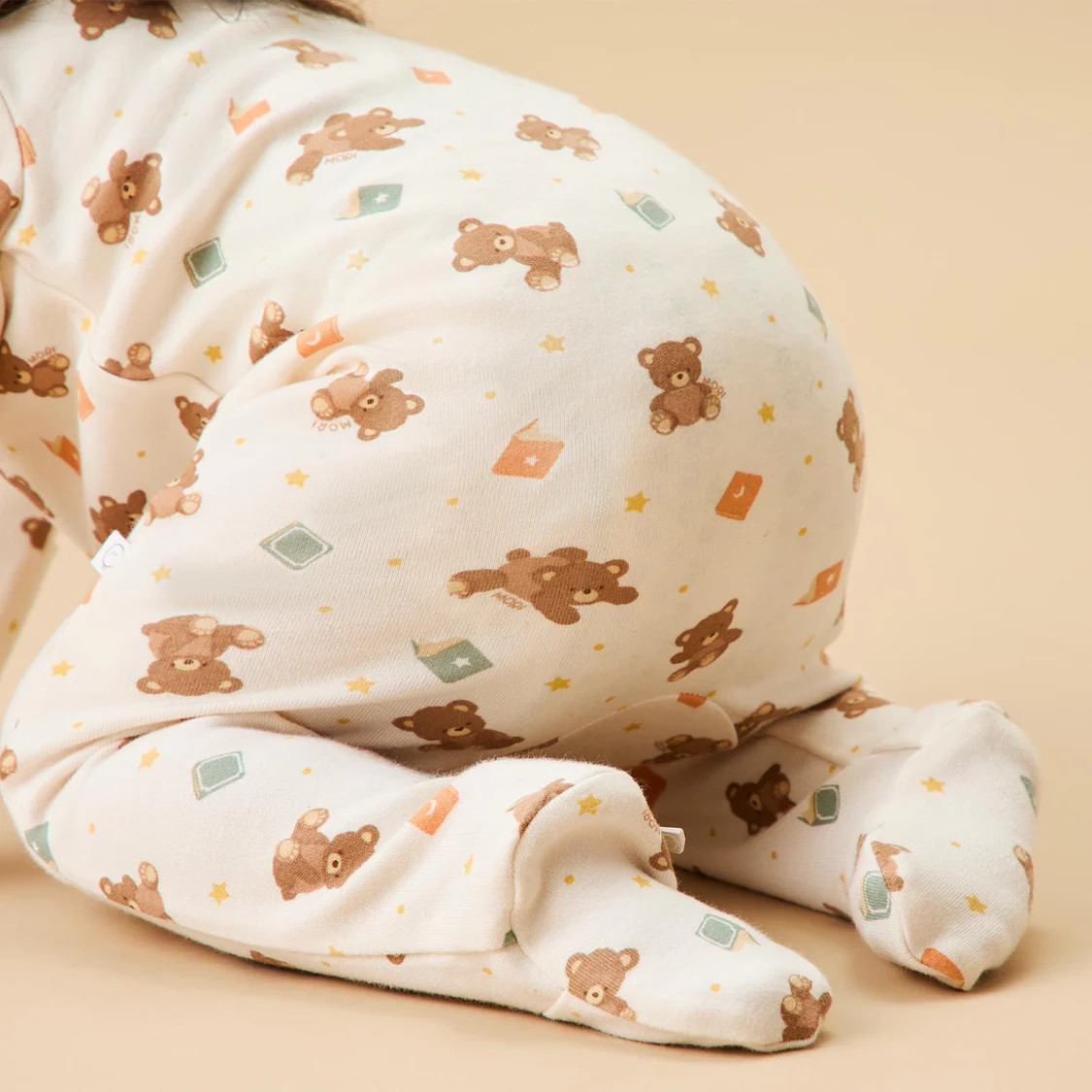 Teddy Bear Clever Zip Sleepsuit | Baby Mori