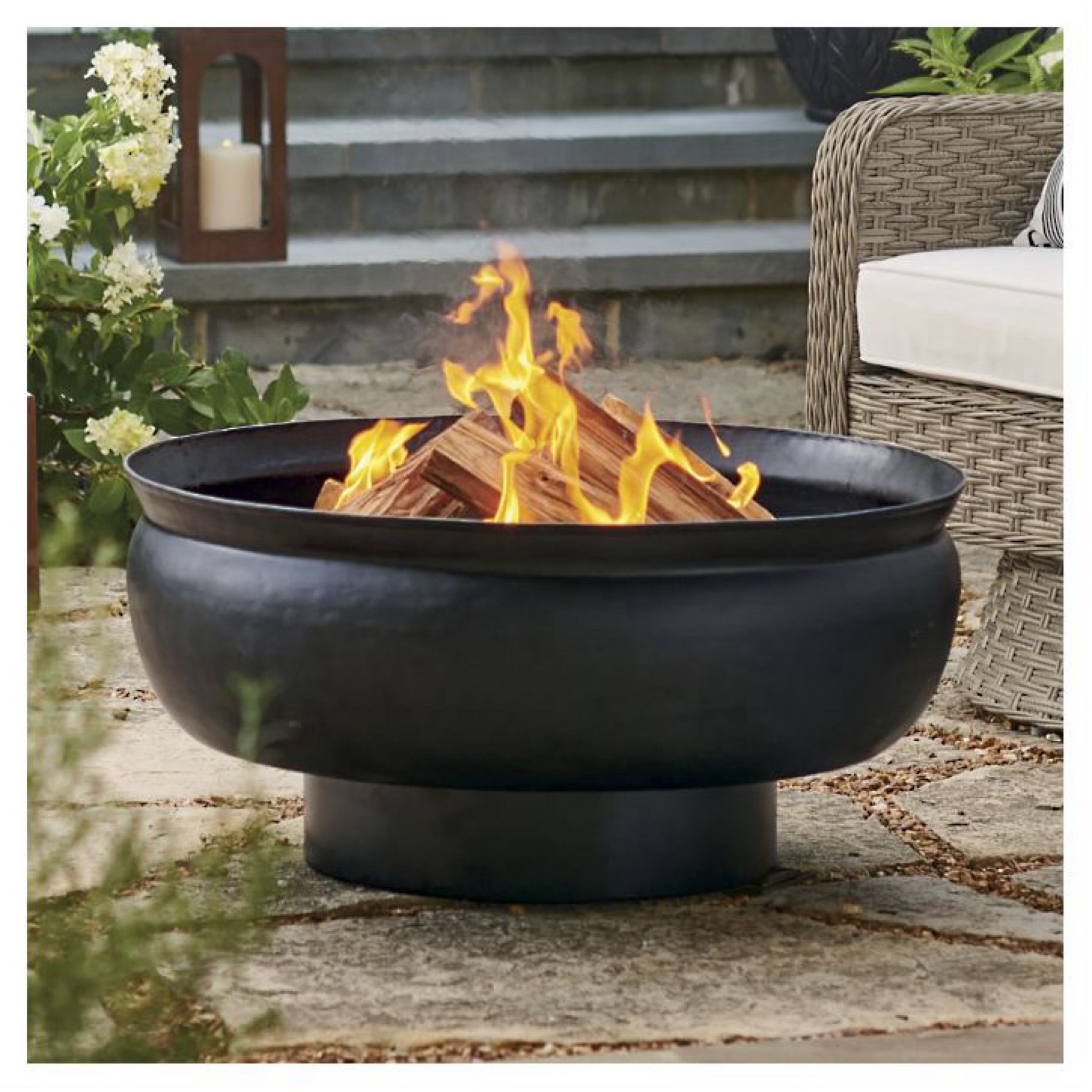 Titus Fire Pit
A dramatic, matte black finish brings our Titus Fire Pit into a very modern backyard moment. It is crafted from sturdy iron and given a protective powdercoat finish

#LTKOver40 #LTKHome #LTKParties