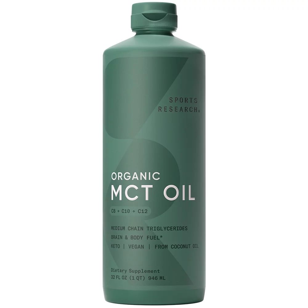 Sports Research MCT Oil, Unflavored, 32 fl oz (946 ml) | Walmart (US)