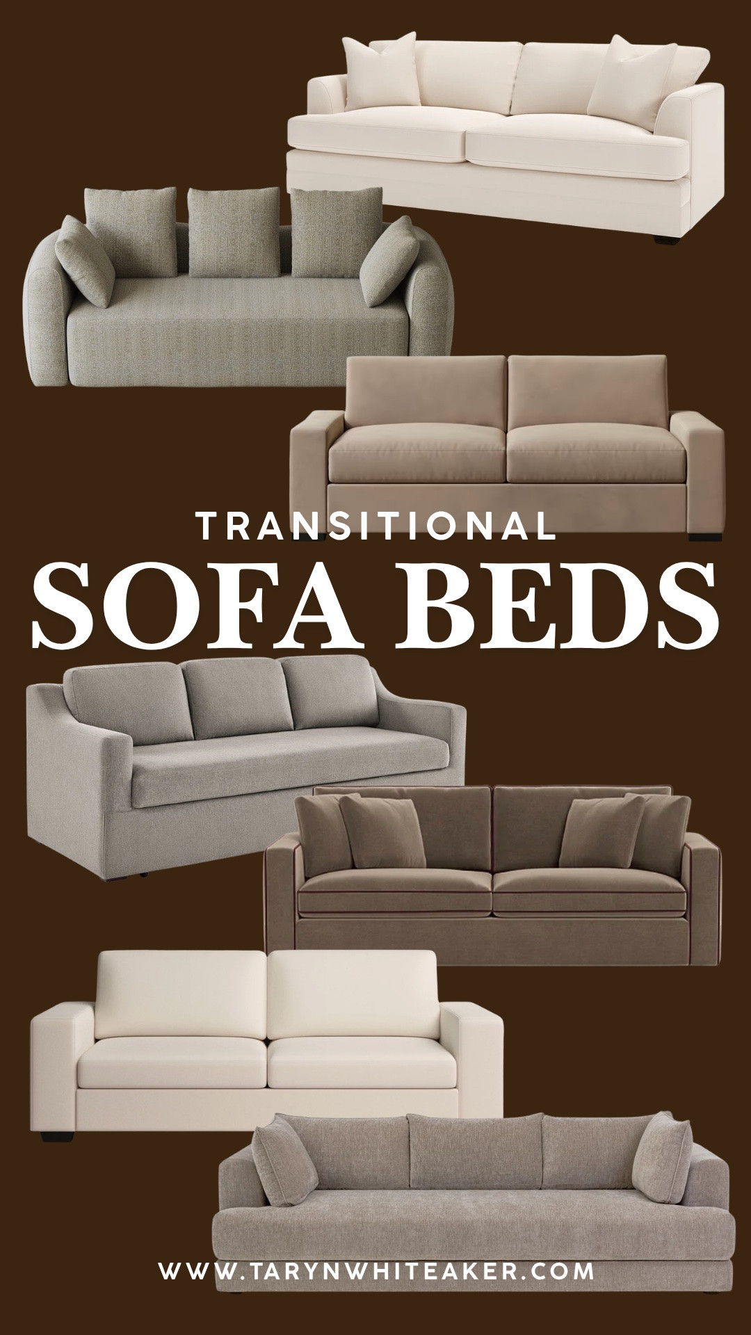 Need extra sleeping space without sacrificing style? These transitional sofa beds blend seamlessly into your home while giving guests a comfortable place to stay.

#LTKSeasonal #LTKHome
