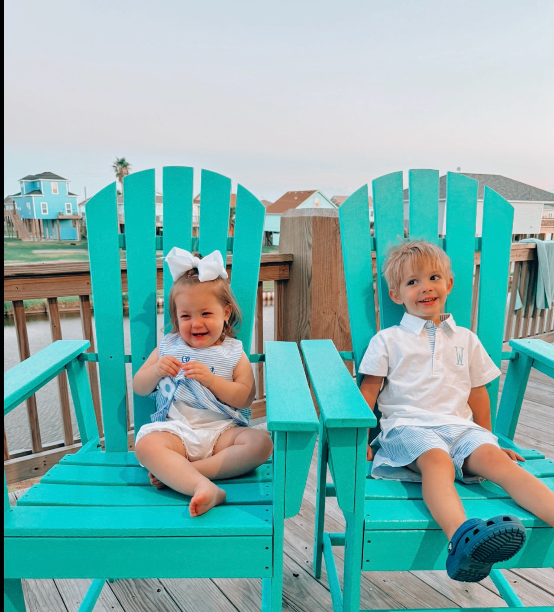 The cutest monogrammed outfits 🩵