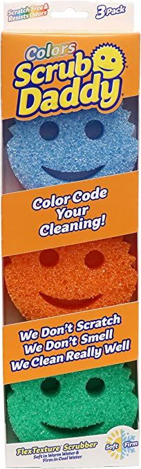 Scrub Daddy Color Sponge - Scratch-Free Multipurpose Dish Sponge Color Variety Pack - BPA Free & ... | Amazon (US)