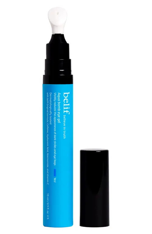 belif Aqua Bomb Depuffing Eye Gel with Caffeine + Hyaluronic Acid in None at Nordstrom | Nordstrom