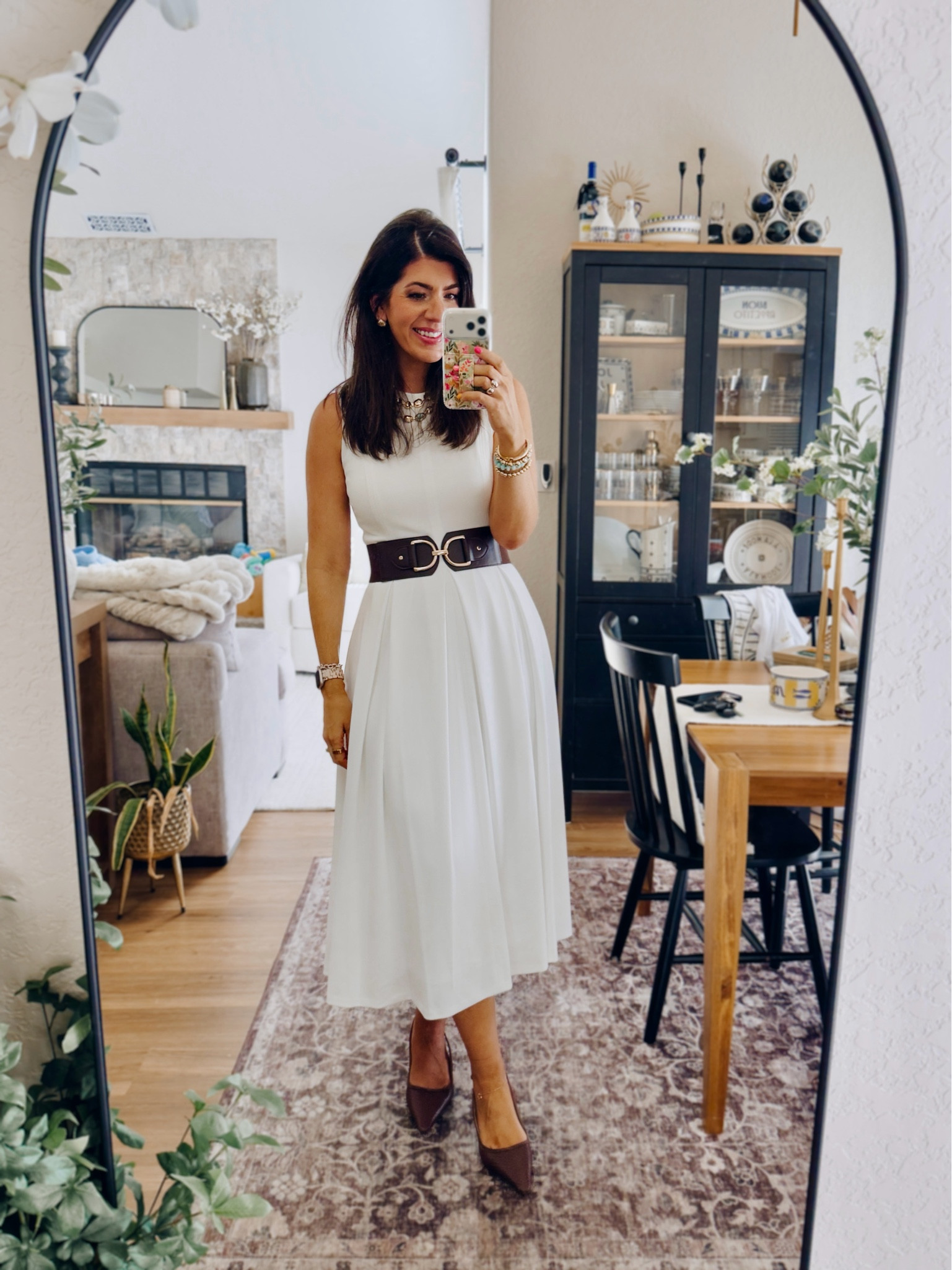 Recent work outfits
In an 8 dress and medium belt

#LTKMidsize #LTKOver40 #LTKWorkwear