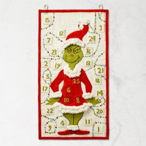 The Grinch™ Felt Advent Calendar | Williams-Sonoma