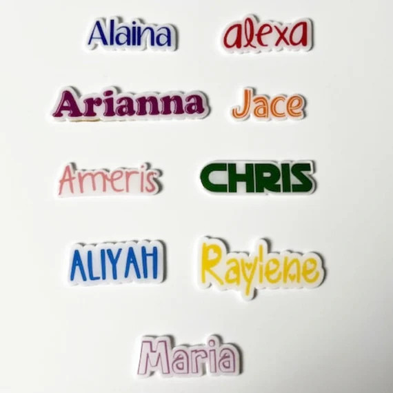 Custom Name Shoe Charm - Etsy | Etsy (US)