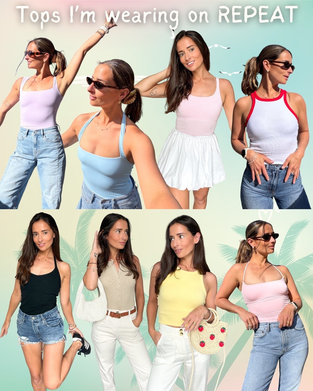 If you’ve noticed me wearing the same few tops lately… there’s a reason. 🤭

These Amazon basics have become my go-to all summer because they’re comfortable, flattering, and so easy to style with everything from denim shorts to skirts and jeans.

#LTKootd #LTKSaleAlert #LTKgrwm