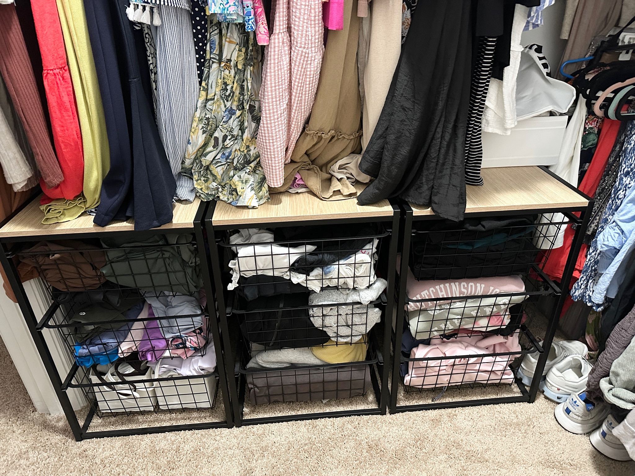 3 mesh drawer organizer for closet! Super easy to put together

#LTKHome