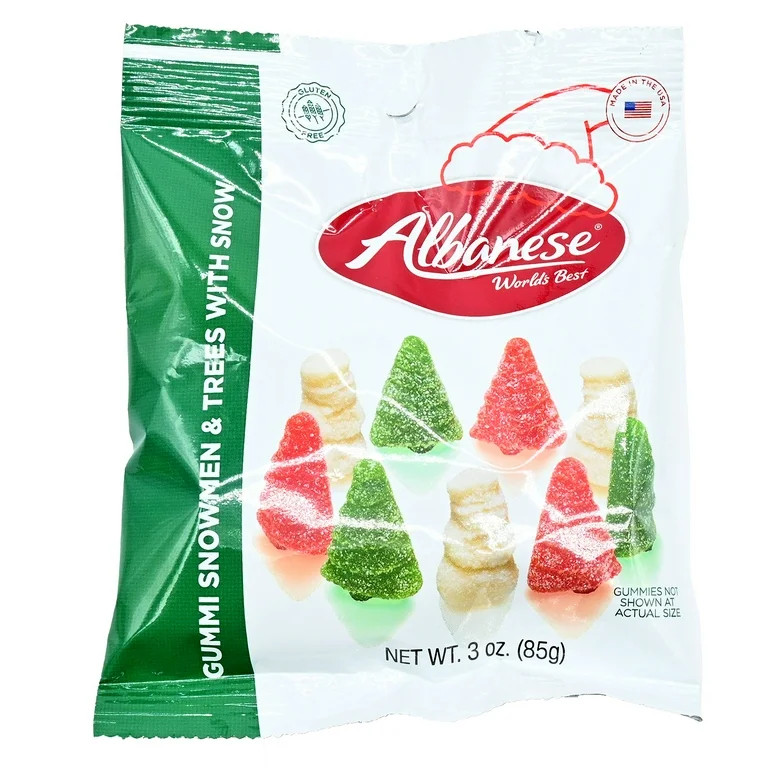 Albanese World's Best Christmas Snowmen and Trees with Snow 3oz Bag | Walmart (US)
