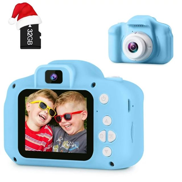Upgrade Kids Selfie Camera, Christmas Birthday Gifts for Age 3-8, Kids Digital Cameras with HD Vi... | Walmart (US)