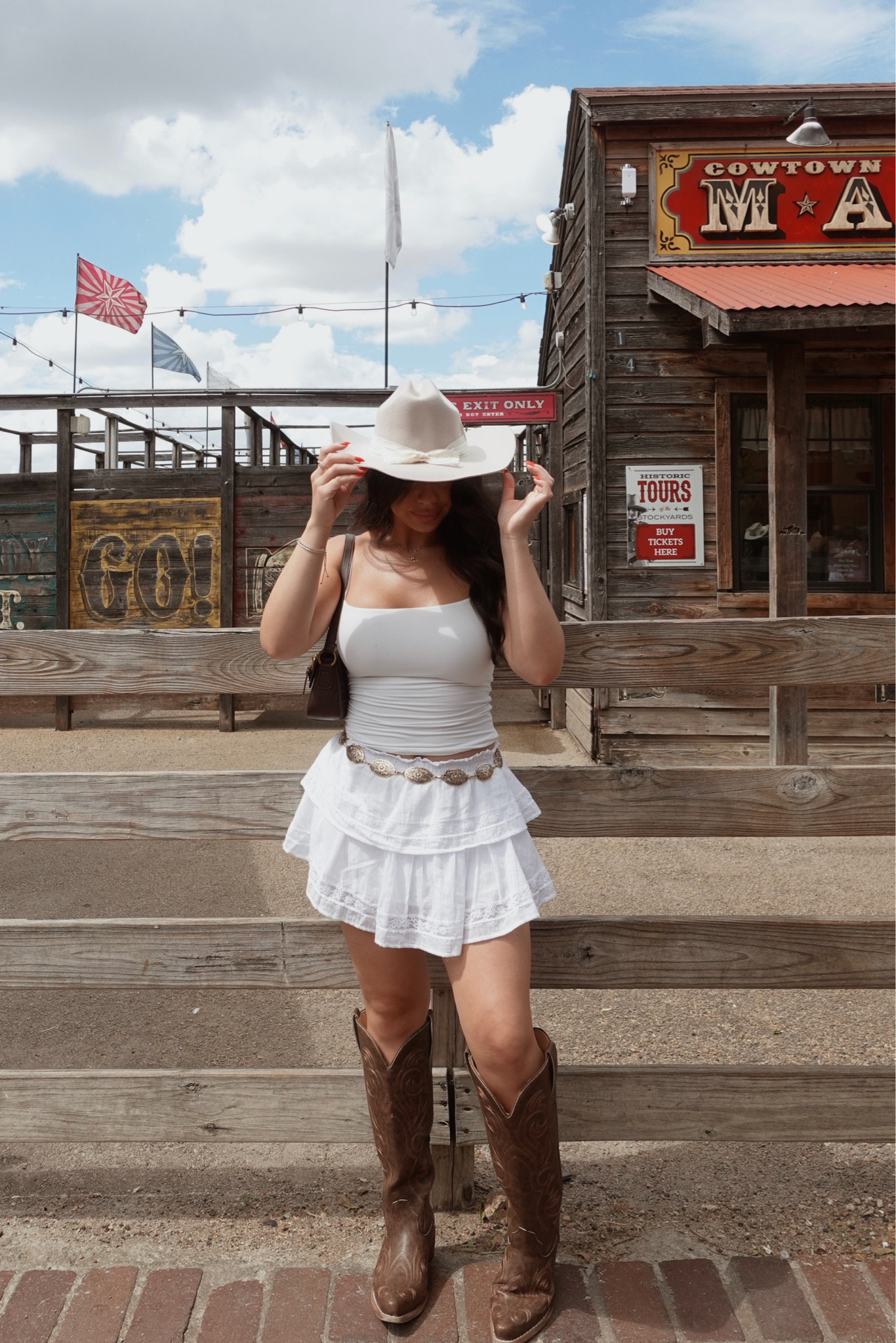 Cowgirl look for less 🤍 

Country concert outfit 
Line dancing outfit
Cowgirl ootd



#LTKStyleTip #LTKFindsUnder50 #LTKMidsize
